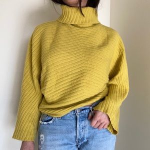 SOLD!! Anthropologie mustard sweater